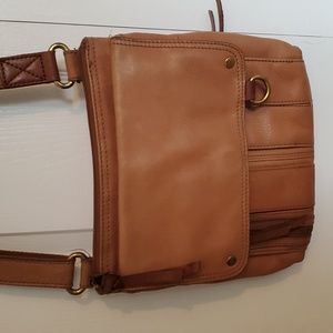 Fossil Morgan Traveller leather shoulder bag